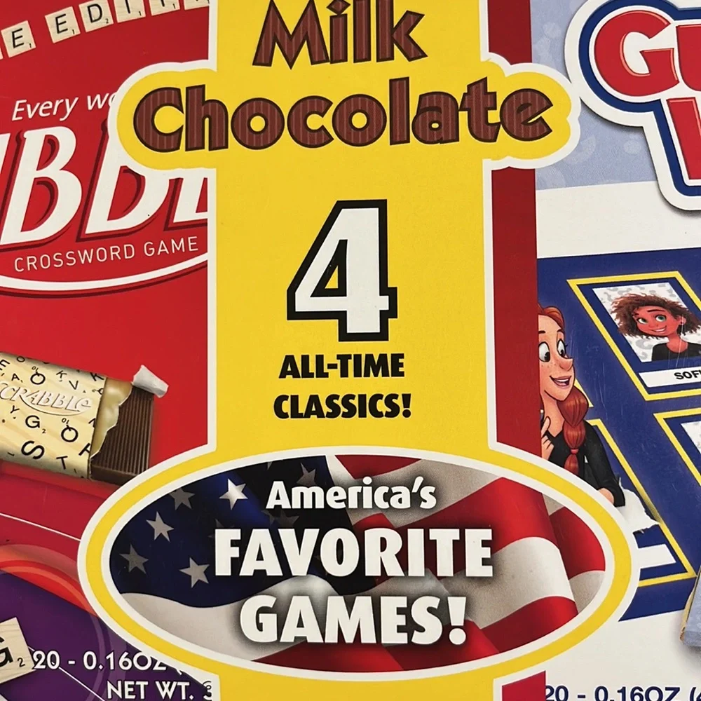 Games - Americas Favorite Games! Scrabble, Guess who?, Monopoly and Candy Land
